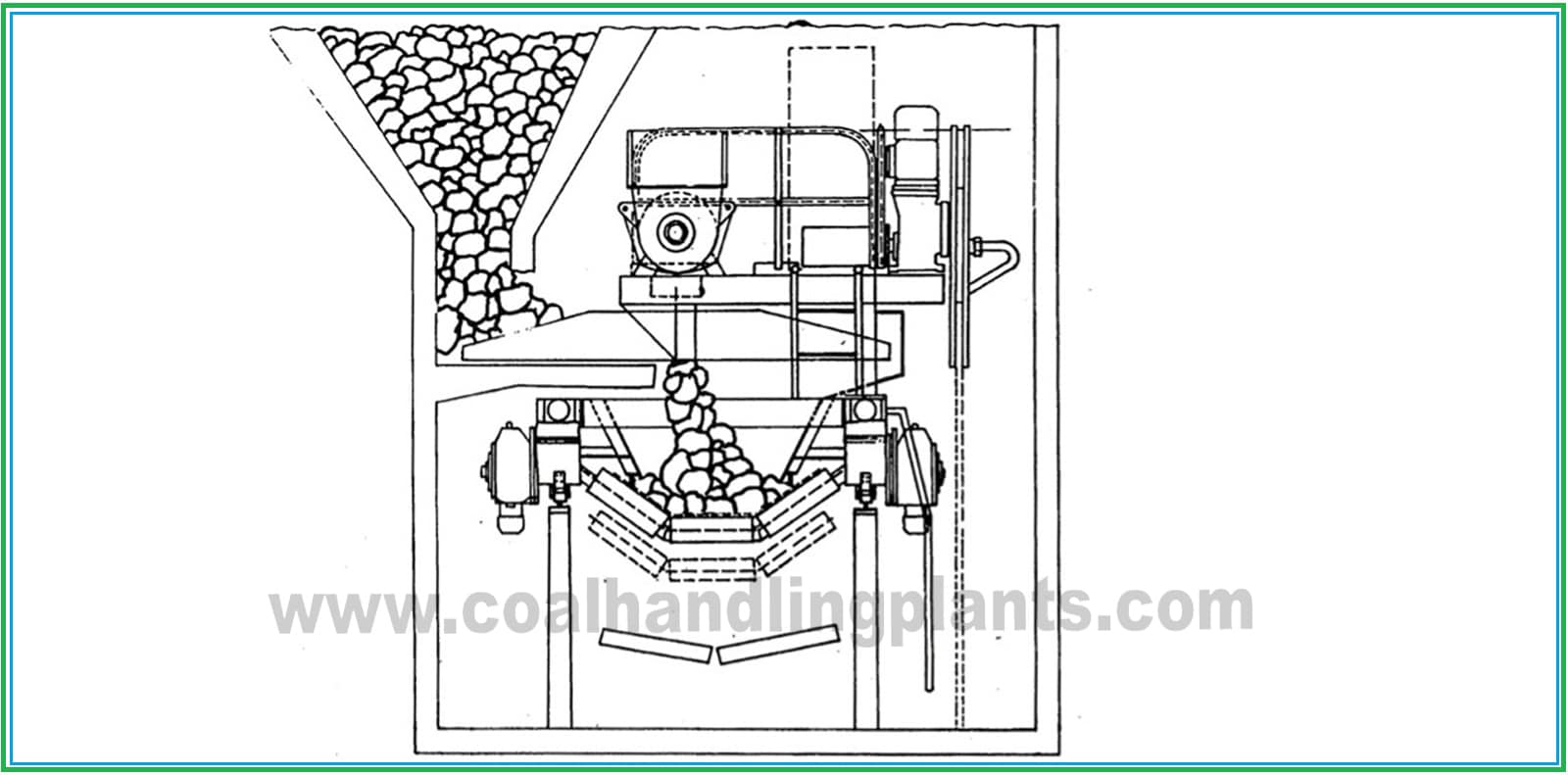 paddle feeder in coal handling plant