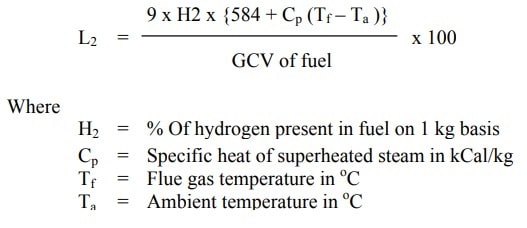 boiler efficiency by indirect method L2