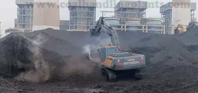 Seperation of burning Coal